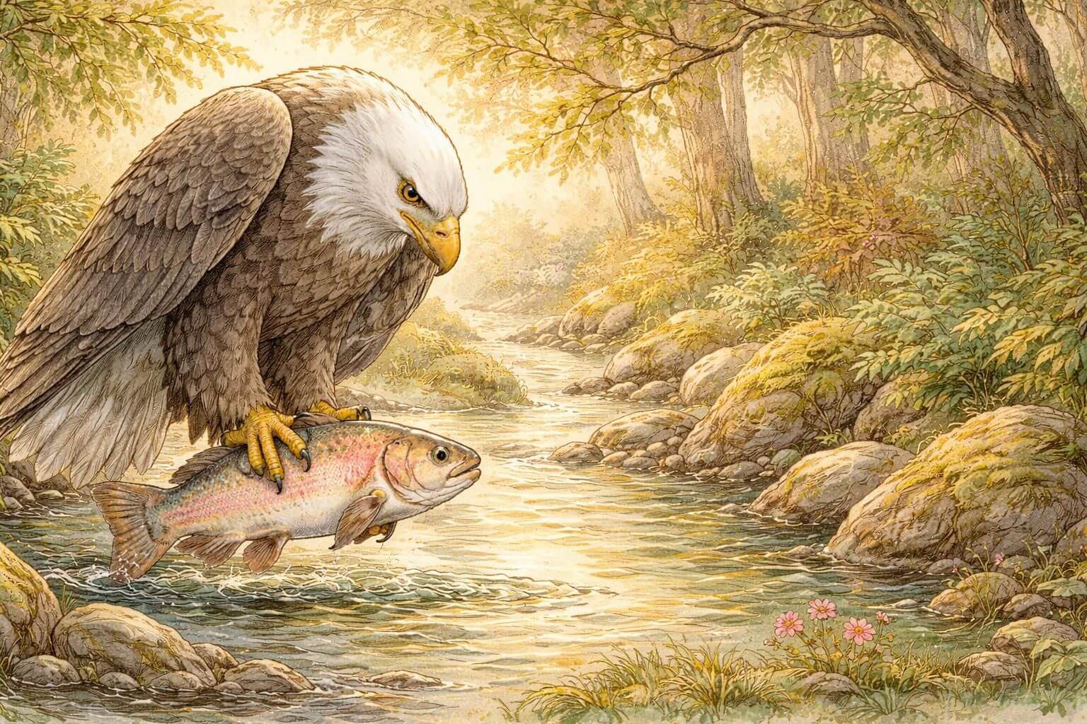 The Eagle and the Salmon