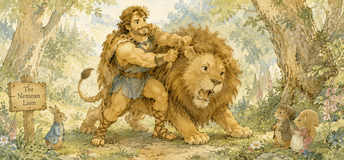 The Labours of Hercules — The Nemean Lion — Legends and Fables