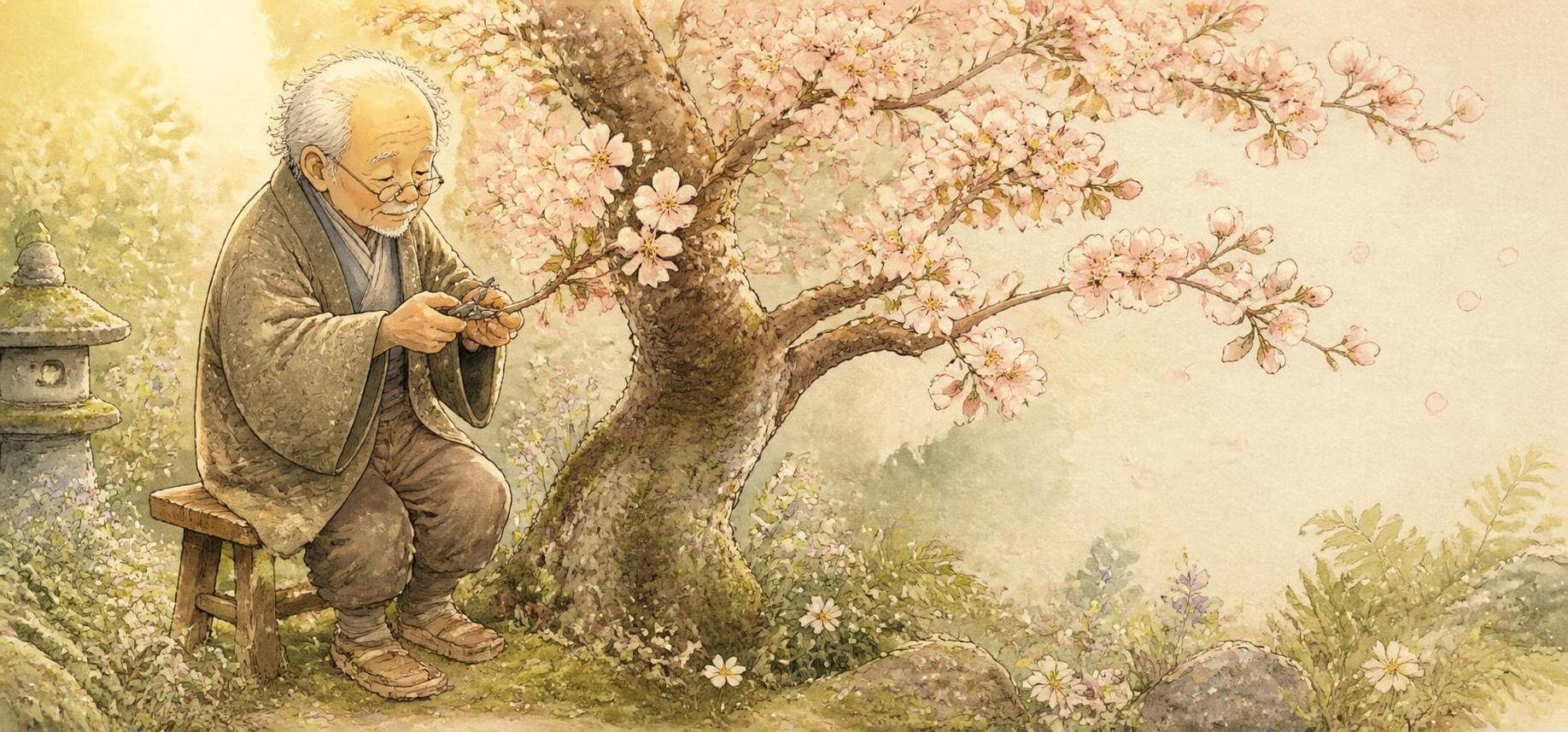The Old Man Who Made Trees Bloom — Legends and Fables