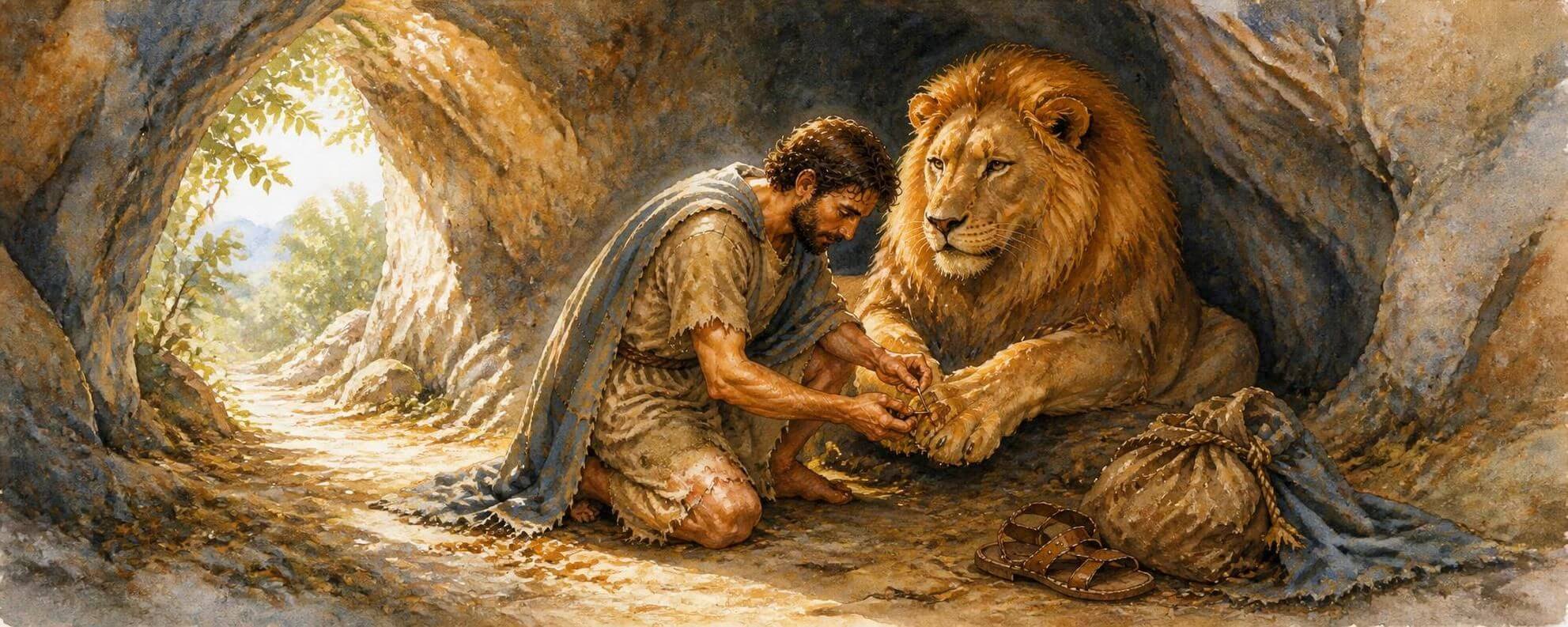 Andrócles y el León
