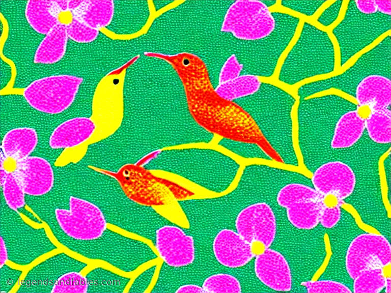 The Hummingbird and the Forest Fire — Legends and Fables