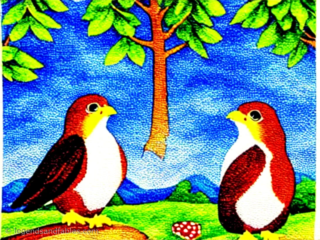 The Eagle and the Salmon — Legends and Fables