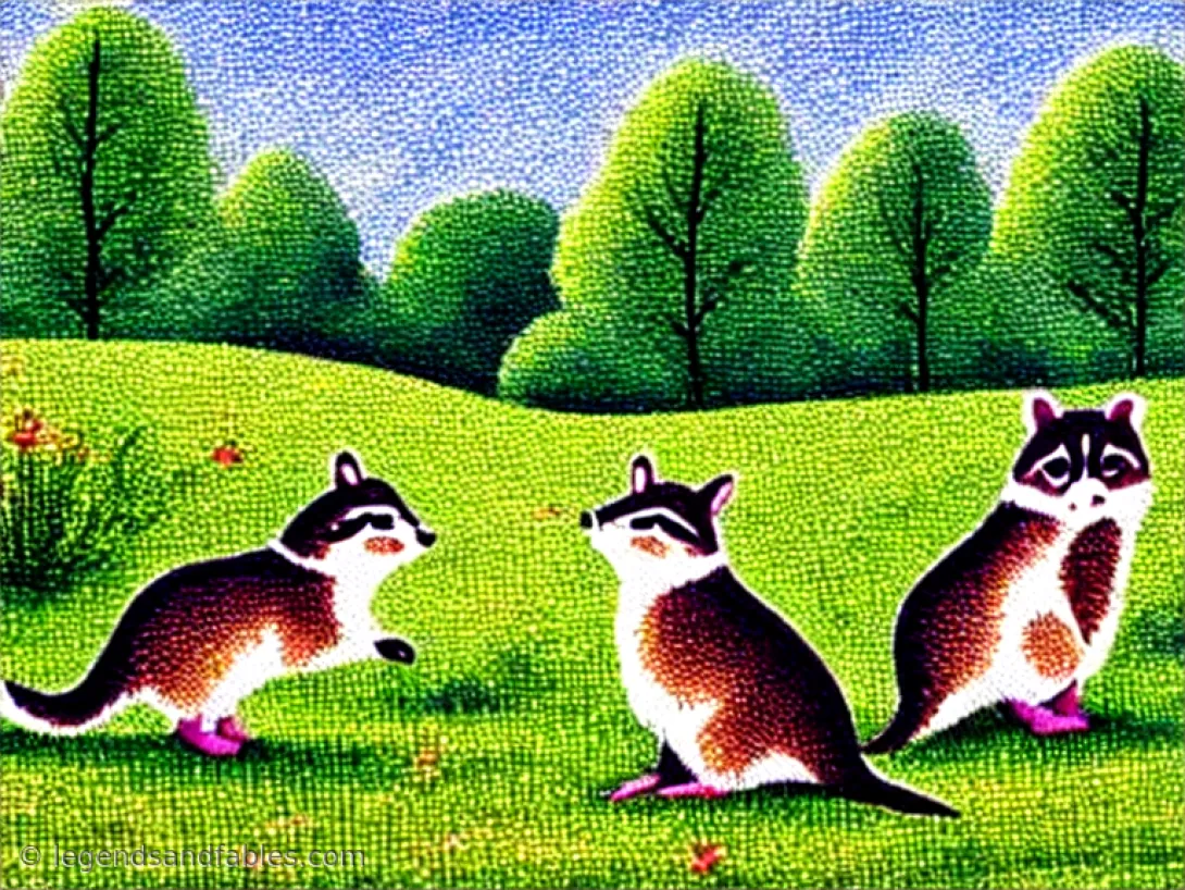 The Great Race of the Birds and Animals — Legends and Fables