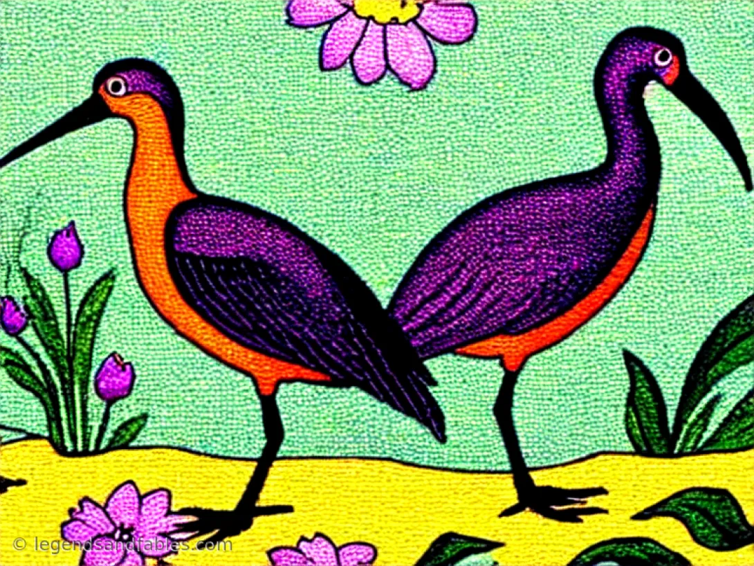 How the Ibis Got Its Curved Beak — Legends and Fables